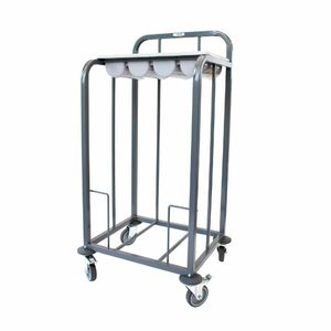 Craven Steel Single Tier Cutlery and Tray Dispense Trolley - GG138 - 1