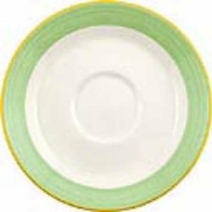 Steelite Rio Green Slimline Saucers 150mm (Pack of 36) - V2883 - 1