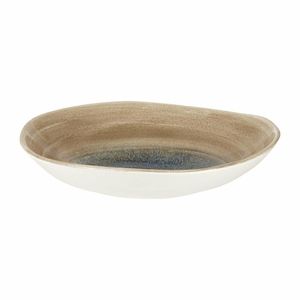 Churchill Stonecast Aqueous Organic Round Bowls Bayou Taupe 253mm (Pack of 12) - FC181 - 1