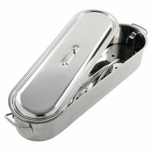 Kitchen Craft Stainless Steel Fish Kettle 450mm - K356 - 1