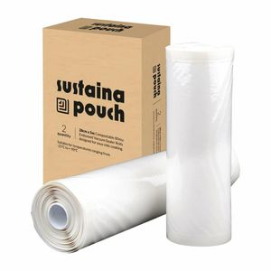 Sustainapouch Compostable Vacuum Sealer Rolls 280cm x 5m (x2) - 1