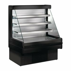 Zoin Mandy Low Profile Multi Deck Display Fridge Black 1000mm - 1