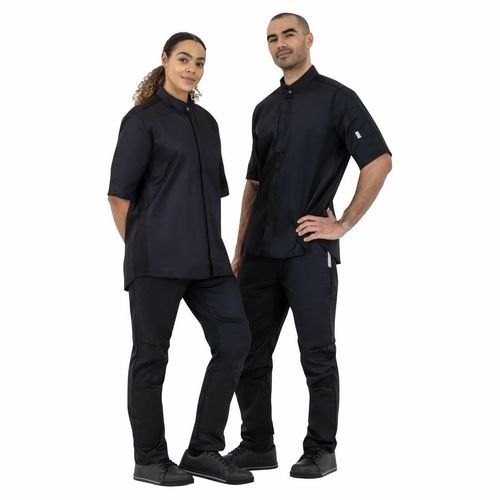 Southside Band Collar Jacket BlackSize S - 11