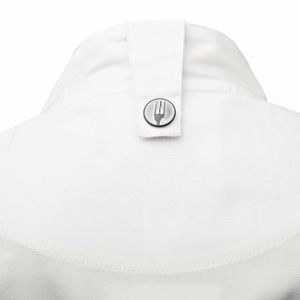 Chef Works Cannes Short Sleeve Chefs Jacket Size S - 11
