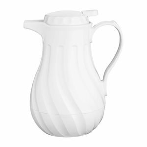 Olympia Insulated Swirl Jug White 0.5Ltr - CH118 - 1