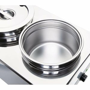 Buffalo Bain Marie with Round Pots - FT695 - 3
