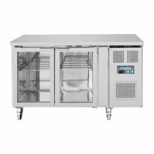 Polar U-Series 2 Door Counter Fridge with Glass Doors - UA023 - 3
