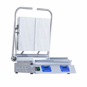 Prince Castle Dual MultiFlex Contact Grill Ribbed Plates NCG14-G - FP542 - 1