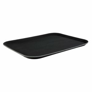 Beaumont Non-slip Tray Black 462 x 360mm - CZ553 - 1