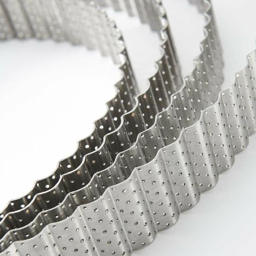 De Buyer Perforated Fluted Stainless Steel Tart Ring 280mm - DZ742 - 6