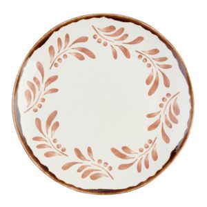 Dudson Harvest Mediterranean Terracotta Organic Coupe Plate 230mm (Pack of 12) - DX875 - 1