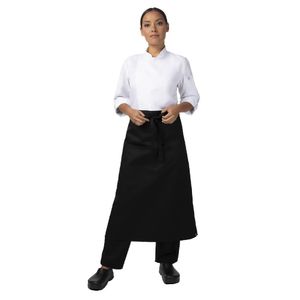 Chef Works Recycled Bistro Apron Black - BA043 - 1