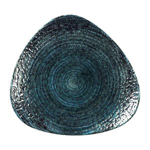 Churchill Homespun Chroma Blue Triangle Plate 265mm (Pack of 12) - DX089 - 1