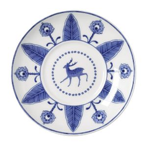 William Edwards Sultan's Garden Blue Espresso Saucer Fits AND0112 (Pack of 12) - VV3966 - 1
