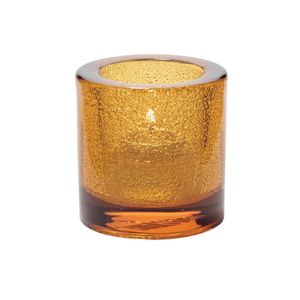 Hollowick Thick Round Amber Jewel Tealight 70mm x 73mm (Pack of 6) - VV4056 - 1