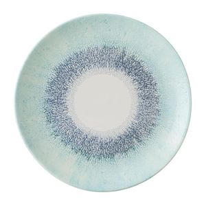 Churchill Studio Prints Fusion Blue Coupe Plate 260mm (Pack of 12) - DX074 - 1