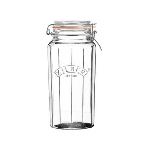 Kilner Facetted Clip Top Jar 1800ml - DM251 - 1