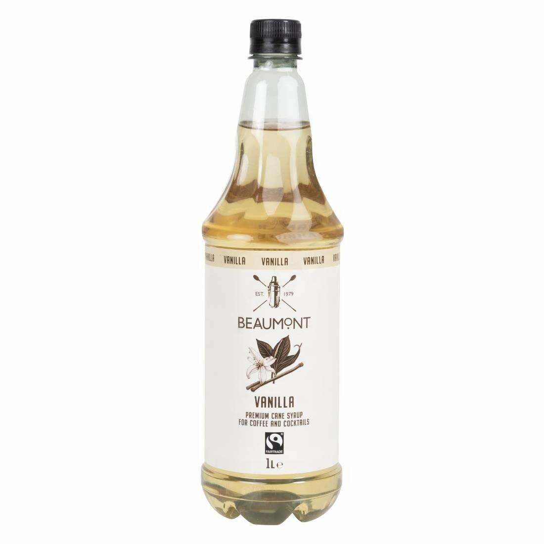 CX086 - 460372 - Beaumont Vanilla Syrup 1ltr - CX086