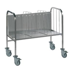 Matfer Bourgeat Tall 400 Plate Trolley - HP722 - 1