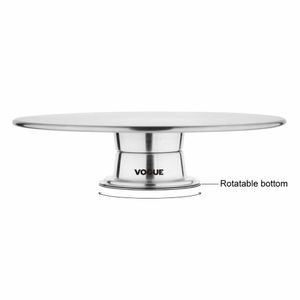 Vogue St/St Rotating Cake Stand 30cm - DP238 - 3