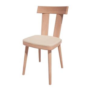 Bolero Bespoke Bamba Side Chair Cream/Beech - HS475 - 1