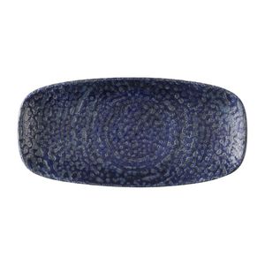 Churchill Studio Prints Homespun Chroma Twilight Chefs Oblong Plates 255 x 127mm (Pack of 12) - HX114 - 1