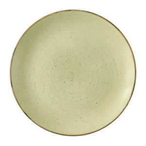 Churchill Stonecast Raw Green Evolve Coupe Plates 260mm (Pack of 12) - HX039 - 1