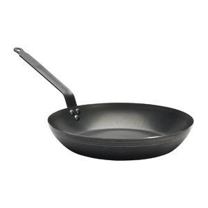 De Buyer Outdoor Blue Steel Round Frying Pan 320mm - HW066 - 3