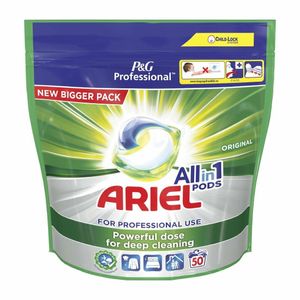 Ariel Professional All-In-1 Pods Washing Liquid Laundry Detergent Regular (Pack of 100) - DZ458 - 1