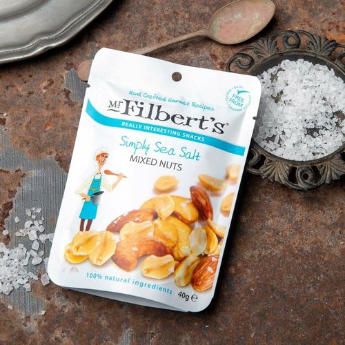 Mr Filbert's Simply Sea Salt Mixed Nuts 40g (Pack of 20) - FU481 - 3