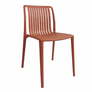 Bolero Verona Caf? Chairs Mild Orange (Pack of 2) - DX977 - 1