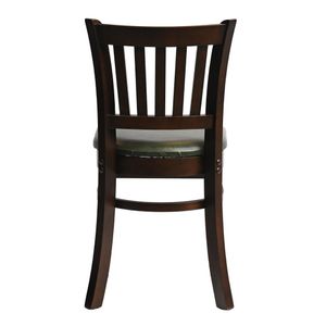 Manhattan Dining Chair in Dark Walnut with Bison Cedar Seat (Pack of 2) - HX803 - 3