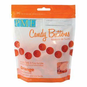 PME Candy Buttons Orange 340g - HU352 - 1