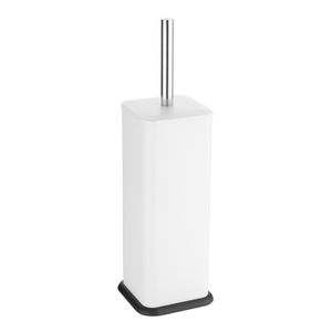 Jantex Square Toilet Brush and Holder - White - HT477 - 3