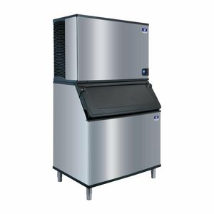 Manitowoc Ice Indigo NXT iT1500 Series 674kg Half Dice Ice Machine with Storage Bin D970 - HW752 - 1