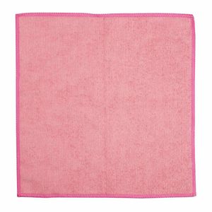 Jantex Microfibre Cloths Pink (Pack of 5) - HX271 - 1