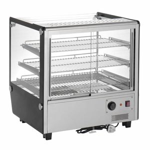 Buffalo Square Countertop Heated Display Merchandiser 120Ltr - HW923 - 3