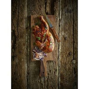 Steak Knife Dark Wood Handle Full Tang (Dozen) - 3