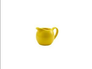 Genware Porcelain Yellow Jug 14cl/ 5oz (Pack of 6) - 1