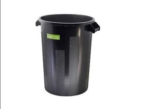 Black Dust Bin 100L - 1