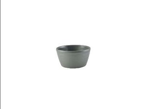 GenWare Melamine Matt Grey Ripple Ramekin 68ml/ 2.4oz (Pack of 24) - 1