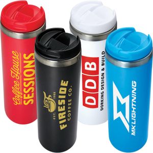 Custom Branded Thermal Steel Travel Mug (350ml) - 1