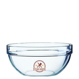 Custom Branded Stacking Mixing Glass Salad Bowl (170mm) - 1