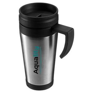 Custom Branded Tall Thermal Travel Flask (400ml) - 3