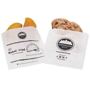 Custom Branded Flat Paper Bag Medium (25x25cm) - 1