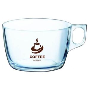Custom Branded Voluto Jumbo Coffee Glass (500ml/17.5oz) - 1