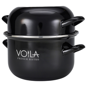 Custom Branded Enamel Mussel Pot (260mm) - 1