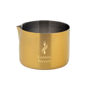 Custom Branded Brushed Gold Pourer (260ml/9oz) - 1