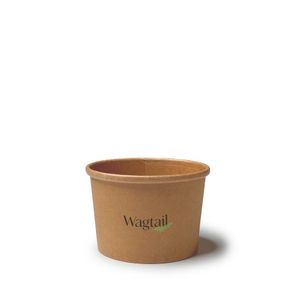 Custom Branded Kraft Soup Pot (8oz) - 1