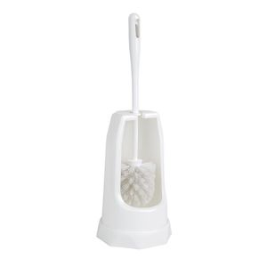 Jantex Round Toilet Brush & Holder - White - HX386 - 1